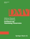 Cover von Esnault & Vieweg: Lectures on Vanishing Theorems