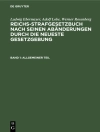 Cover of Ludwig Ebermayer & Adolf Lobe: Allgemeiner Teil
