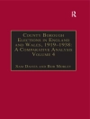 Cover of Sam Davies & Bob Morley: County Borough Elections in England and Wales, 1919-1938: A Comparative Analysis