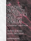 Cover of Stephen Kokoska & Daniel Zwillinger: CRC Standard Probability and Statistics Tables and Formulae, Student Edition