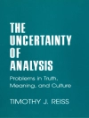 Copertina di Timothy J. Reiss: Uncertainty of Analysis