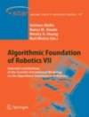 Cover of Srinivas Akella & Nancy M. Amato: Algorithmic Foundation of Robotics VII