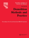 Omslag till Y. Kasai: Demolition Methods and Practice V1