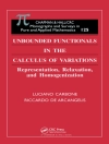 Bìa của Luciano Carbone & Riccardo De Arcangelis: Unbounded Functionals in the Calculus of Variations Bìa của Luciano Carbone & Riccardo De Arcangelis: Unbounded Functionals in the Calculus of Variations