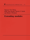 Cover von Nguyen Viet Dung: Extending Modules Cover von Nguyen Viet Dung: Extending Modules