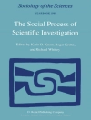 Capa do W.R. Knorr & R. Krohn: Social Process of Scientific Investigation