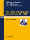 Hoes van R. M. Dudley & H. Kunita: Ecole d''Ete de Probabilites de Saint-Flour XII, 1982
