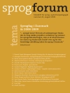 Cover of Annegret Friedrichsen & Karen Lund: Sprogfag i Danmark