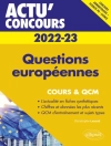 غلاف Christophe Lescot: Questions européennes 2022-2023 - Cours et QCM