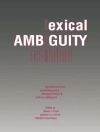 Cover of Garrison W Cottrell & Steven L. Small: Lexical Ambiguity Resolution