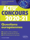 غلاف Christophe Lescot: Questions européennes 2020-2021 - Cours et QCM