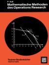 Cover of Mathematische Methoden des Operations Research