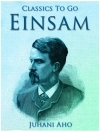 Omslag till Juhani Aho: Einsam