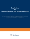 Cover of Th. Brugsch & L. Langstein: Ergebnisse der inneren Medizin und Kinderheilkunde