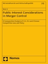 Pokrywa Qian Li: Public Interest Considerations in Merger Control