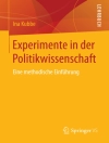 Cover of Ina Kubbe: Experimente in der Politikwissenschaft