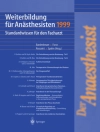 Cover of H.J. Bardenheuer & H. Forst: Weiterbildung für Anästhesisten 1999