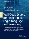 Capa do Peter M. Schuster & Monika Seisenberger: Well-Quasi Orders in Computation, Logic, Language and Reasoning Capa do Peter M. Schuster & Monika Seisenberger: Well-Quasi Orders in Computation, Logic, Language and Reasoning
