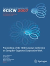 Cover of Liam J. Bannon & Ina Wagner: ECSCW 2007