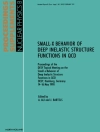 Cover of A. Ali & J. Bartels: Small-X Behavior of Deep Inelastic Structure Functions in QCD