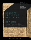 Cover of Meier Georg Friedrich Meier: Excerpt from the Doctrine of Reason