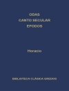 Capa do Horacio: Odas. Canto secular. Epodos