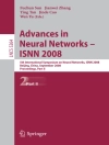 Cover of Jinde Cao & Fuchun Sun: Advances in Neural Networks - ISNN 2008