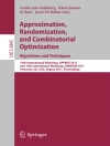 Обкладинка Leslie Ann Goldberg & Klaus Jansen: Approximation, Randomization, and Combinatorial Optimization. Algorithms and Techniques