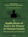 Cover von W. Karwowski & A. Mital: Applications of Fuzzy Set Theory in Human Factors