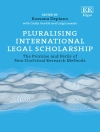 Cover of Rossana Deplano: Pluralising International Legal Scholarship