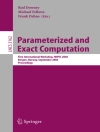 Cover of Frank Dehne & Rod Downey: Parameterized and Exact Computation