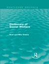 Cover of Noel W Timms & Rita Timms: Dictionary of Social Welfare