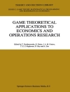 Обложка B. Dutta & T. Parthasarathy: Game Theoretical Applications to Economics and Operations Research