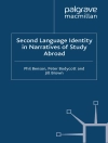 Cover of P. Benson & G. Barkhuizen: Second Language Identity in Narratives of Study Abroad