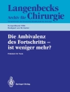 Copertina de Die Ambivalenz des Fortschritts — ist weniger mehr?