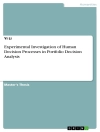Обложка Yi Li: Experimental Investigation of Human Decision Processes in Portfolio Decision Analysis