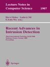 Cover of Herve Debar & Ludovic Me: Recent Advances in Intrusion Detection