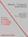 का आवरण Michael F. Ashby & A.G. Evans: Metal-Ceramic Interfaces