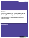 Couverture du David R.: Inanspruchnahme der Influenzaimpfung in Abhängigkeit von Migrationshintergründen
