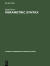 Cover of Hagit Borer: Parametric Syntax