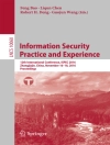 Обкладинка Feng Bao & Liqun Chen: Information Security Practice and Experience