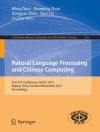 का आवरण Qun Liu & Dongyan Zhao: Natural Language Processing and Chinese Computing