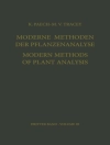 Portada de K. Paech & M. V. Tracey: Moderne Methoden der Pflanzenanalyse / Modern Methods of Plant Analysis
