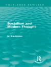 Cover of M. Kaufmann: Socialism and Modern Thought