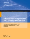 Cover of Terry Rout & Rory V. O’Connor: Software Process Improvement and Capability Determination