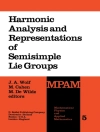 Örtmek M. Cahen & M. de Wilde: Harmonic Analysis and Representations of Semisimple Lie Groups