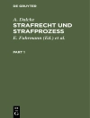 Omslag till A. Dalcke: Strafrecht und Strafprozeß