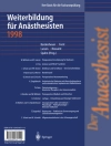 Cover of H.J. Bardenheuer & H. Forst: Der Anaesthesist Weiterbildung für Anästhesisten 1998