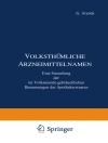 Cover of G. Arends & J. Holfert: Volksthümliche Arzneimittelnamen