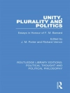 Cover of J. M. Porter & Richard Vernon: Unity, Plurality and Politics